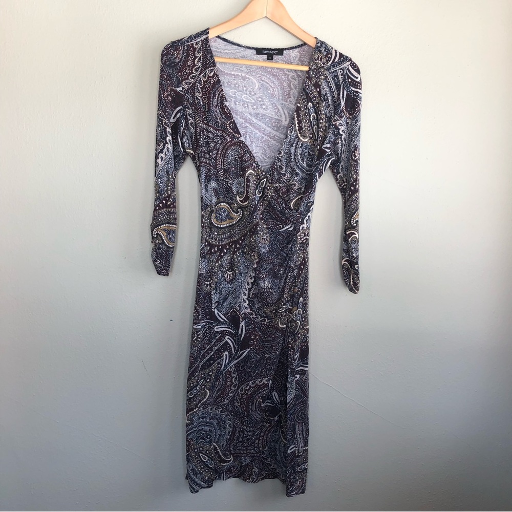 Karen Kane paisley midi dress